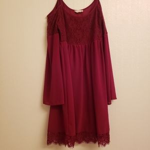 Altar'd State Burgundy dress